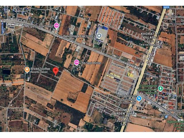 ขายที่ดินแปลงสวย ขนาด67 ตร.ว. ราคาดี ใกล้ตัวเมืองโคราช ตำบลไชยมงค