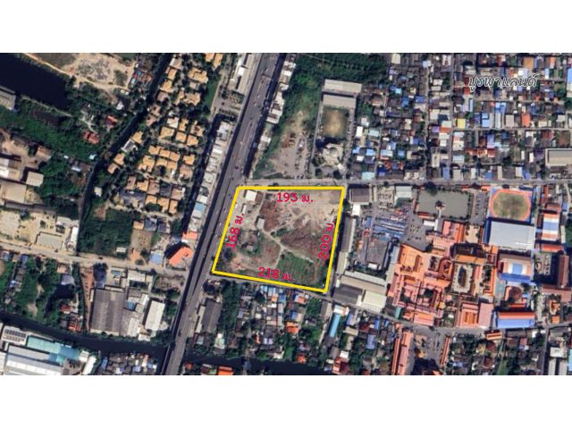 ขายที่ดินกิ่งแก้ว บางพลี 21-1-16ไร่ ผังสีส้ม เหมาะสำหรับทำ โครงการบ้านจัดสรร โรงงาน โกดัง คลังสินค้า