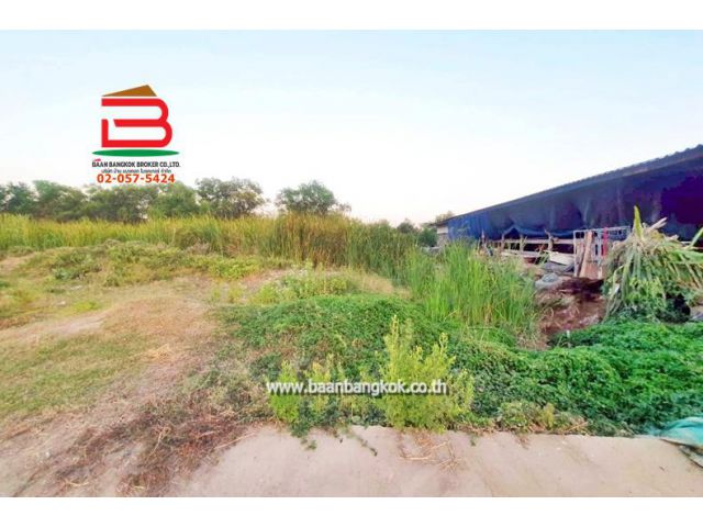 ที่ดินเปล่า เนื้อที่ 100 ตร.ว. ซอยเลียบวารี 39 ถนนเลียบวารี แขวงโคกแฝด เขตหนองจอก