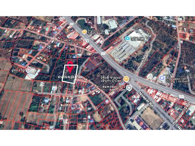ขายด่วนที่ดินเปล่า 3 ไร่ 1 งาน 73.7 ตร.ว.  บัวใหญ่ จ.นครราชสีมา