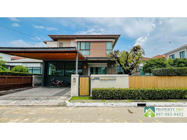 ให้เช่า บ้าน มัณฑนา พระราม 2 เทียนทะเล บ้านเดี่ยว 3 ห้องนอน 101 ตรว 199 ตรม ตกแต่งสวย เฟอร์นิเจอร์ เครื่องใช้ไฟฟ้าครบ ใก