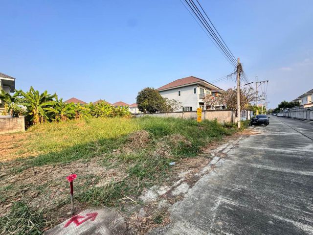 ขายที่ดินถมแล้ว 60.5 ตรว. มบ.รุ่งกานต์7 บางบัวทอง