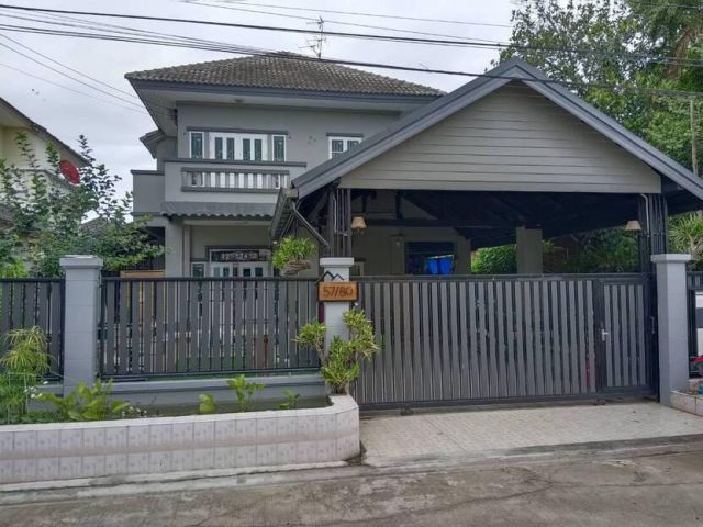 ขายบ้านเดียว บ้าน 2 ชั้น 57 ตร.ว. หมู่บ้านดิโอเรียนตัลเฮ้าส์ ถ.บางกรวยไทรน้อย บางบัวทอง นนทบุรี เบอร์โทร  0896775788