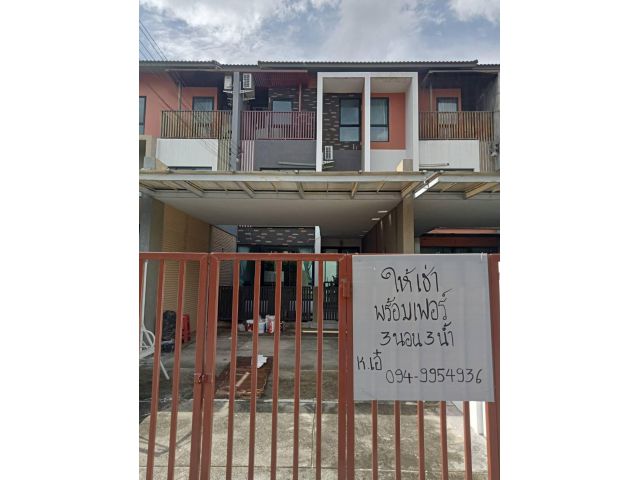 ให้เช่าทาวน์โฮม 3 ชั้น แกรนด์ ไอ-ดีไซน์ วิภาวดี เฟอร์ฯครบ พร้อมเข้าอยู่ ทำเลดีใกล้สนามบินดอนเมือง