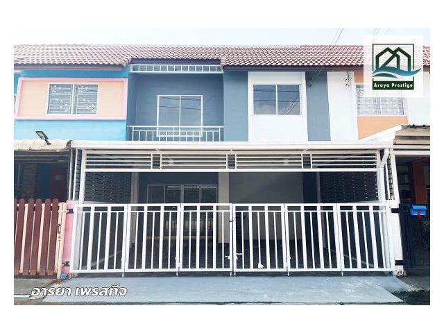 บ้านชายคลอง ซอยคิงคอง บางบ่อ ตกแต่งพร้อมเข้าอยู่