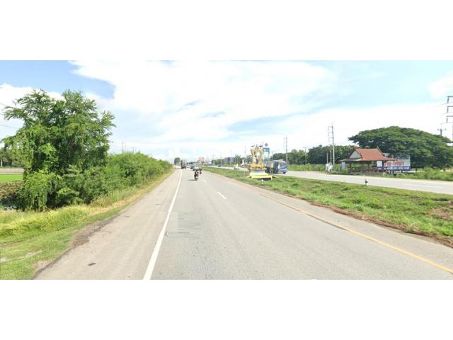 ขายที่ดิน 8 ไร่ ติดถนน 4 เลน สายปทุมธานี-สามโคก-เสนา อ.สามโคก จ.ปทมธานี