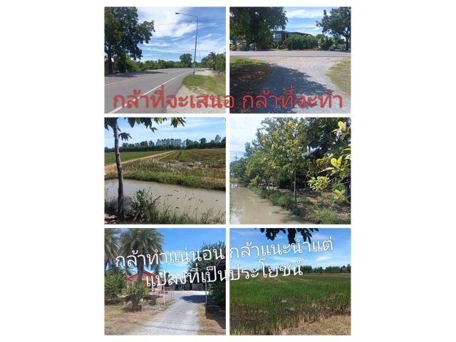 กล้าให้กล้าตอบตรงใจไม่ชอบก็ไม่เสนอ กล้าทำแนะนำแปลงที่โดนใจ อยู่ได้นานถื่นฐานอยู่ได้จริงที่ดินมีระดับจะมีใครบังคับก็หาไม่