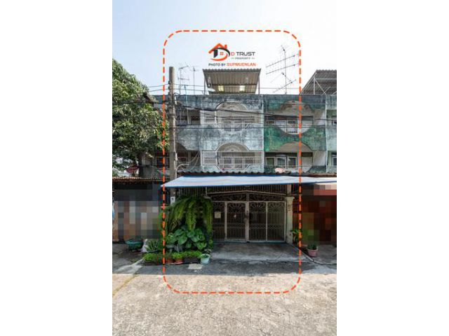 ขาย ตึกแถว 4 ชั้น ม.ขวัญชัย ซอยสุขสวัสดิ์ 56 พร้อมอยู่ 22 ตร.ว