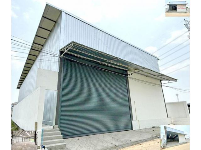 โกดัง 2น้ำ หลังคาสูงโปร่ง ศรีสมาน 100ตรว. 360ตรม.มีพื้นที่จอดรถ