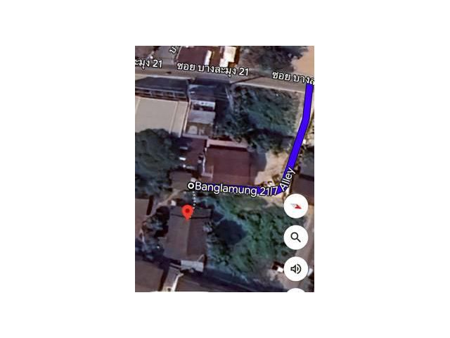 ขายที่ดินพร้อมบ้าน บางละมุง21/7 ชลบุรี ราคาถูกมาก