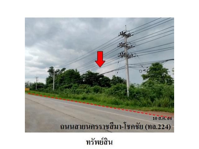 ขายที่ดินว่างเปล่า ต.โชคชัย อำเภอ โชคชัย จังหวัด นครราชสีมา