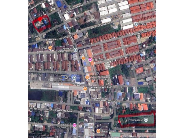 ขายที่ดิน 202 ตรว ในซอยเพชรเกษม 110 ใกล้ ม .ธนบุรีแค่600 เมตร6.2ล้านเท่านั้น