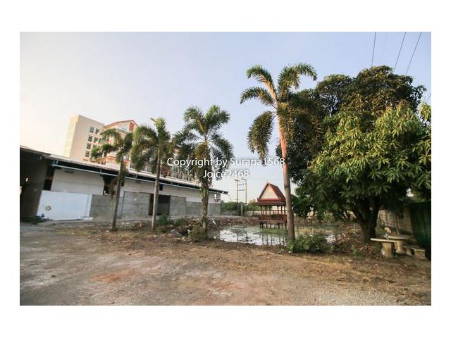 ให้เช่า โกดัง ทำโรงงานได้ พร้อมที่พักอาศัย ซ.เชื่อมสุข นาดี สมุทรสาคร แปลงมุม 7-3-13 ไร่