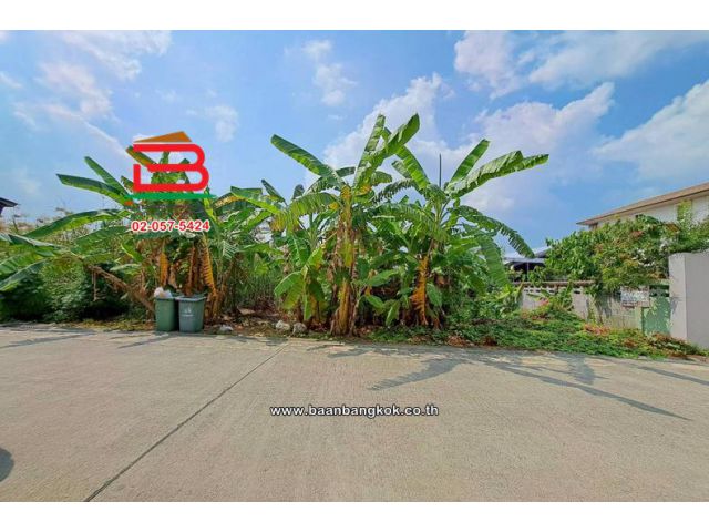 ที่ดินเปล่า เนื้อที่ 210 ตร.ว. หมู่บ้านเปรมวดี (พุทธมณฑลสาย 3 ซอย 19) ถนนพุทธมณฑลสาย 3 แขวงบางระมาด เขตตลิ่งชัน