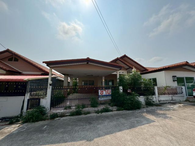 ขายบ้านเดี่ยว ชั้นเดียว หมู่บ้านรามนุช 14 บ้านฉาง ติดถนนสุขุมวิท จังหวัดระยอง