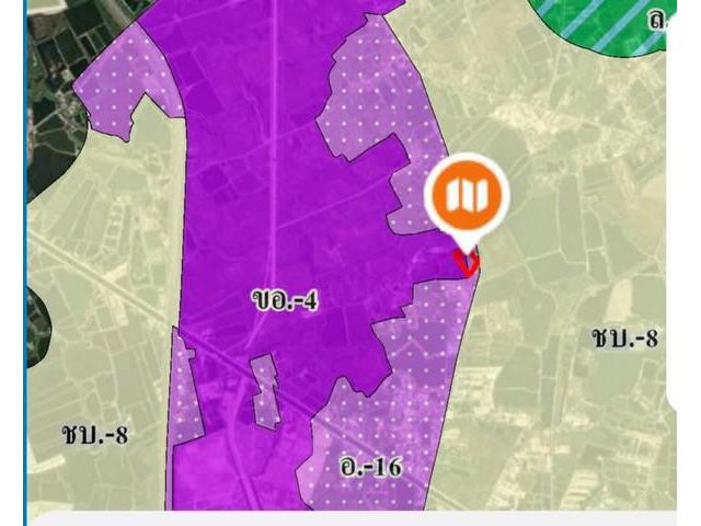 ขายที่ดินผังม่วงใกลินิคมอมตะชลบุรี เนื้อที่  7-0-27 ไร่