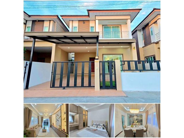 บ้านเช่าสองชั้น สวยคุ้ม บางละมุง ชลบุรี