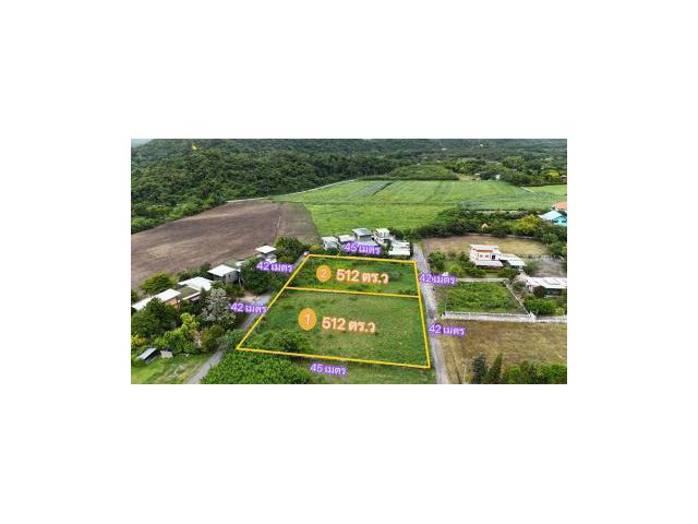 ที่ดิน ปากช่องเขาใหญ่ ต.พญาเย็น แปลงละ 512 ตร.ว  วิวสวย พร้อมอยู่