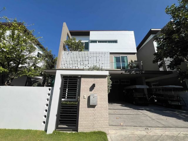 ขายบ้านตัวอย่าง Nirvana Absolute Bangna บางนาตราด กม.10 เฟอร์นิเจอร์บิ้วอินทั้งหลัง พร้อมเข้าอยู่