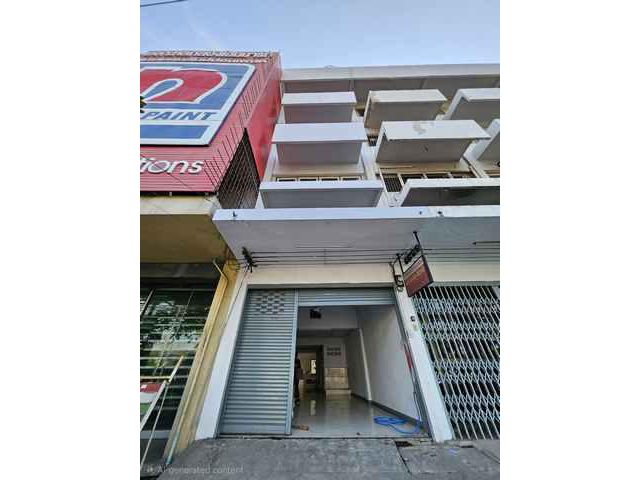 ขายและให้เช่าอาคารพาณิชย์ 4 ชั้น ติดถนนเพชรเกษม ใกล้เดอะมอลล์บางแ