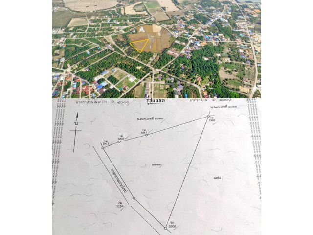 ที่ดิน 3 ไร่ จอหอ เมิองนครราชสีมา ใกล้เมิองล้อมด้วยชุมชน ทำเลสวย