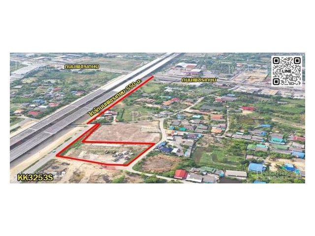 Wow!! … ที่สวย 3 ไร่ 290 ตารางวา ติดมอเตอร์เวย์ นครปฐม-ชะอำ ใกล้เพชรเกษม หน้ากว้างๆ ติดถนน 3 ด้าน