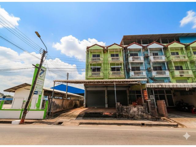 ขาย อาคารพาณิชย์ทำเลทอง 4 ชั้น 2 คูหาตีทะลุ ใจกลางพนมสารคาม - ติดถนนใหญ่ ย่านธุรกิจหลักของฉะเชิงเทรา!