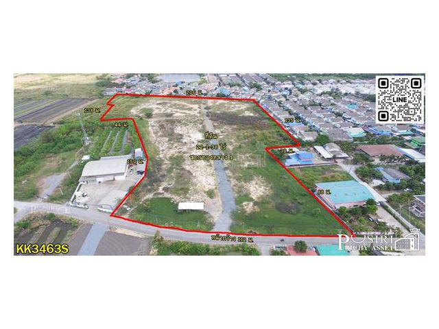 สร้างโรงงานและโครงการของคุณ ให้มีกำไรและเร็วกว่าที่อื่นๆ กับที่ดิน 22 ไร่เศษ ฮวงจุ้ยแบบเทพๆ ใกล้พุทธสาครเพียง 3.5 กม.