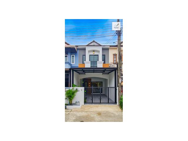 ขาย ทาวน์เฮ้าส์ 2ชั้น ใกล้ทางด่วน มบ.เคซีรามอินทรา7 ถ.ไทยรามัญ หทัยราษฎร์ ใกล้ทางด่วนพิเศษฉลองรัช เดินทางง่าย