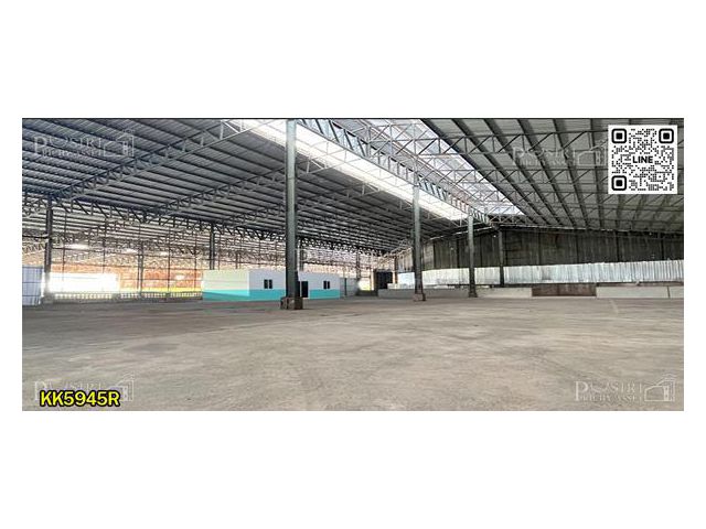 โกดังให้เช่า ราคาถูก 50 บาท/ตร.ม. นครปฐม แบ่งเช่าได้ 500-4,000 ตร.ม. ถนนกว้าง เดินทางง่าย เทรลเลอร์เข้า-ออกสะดวก