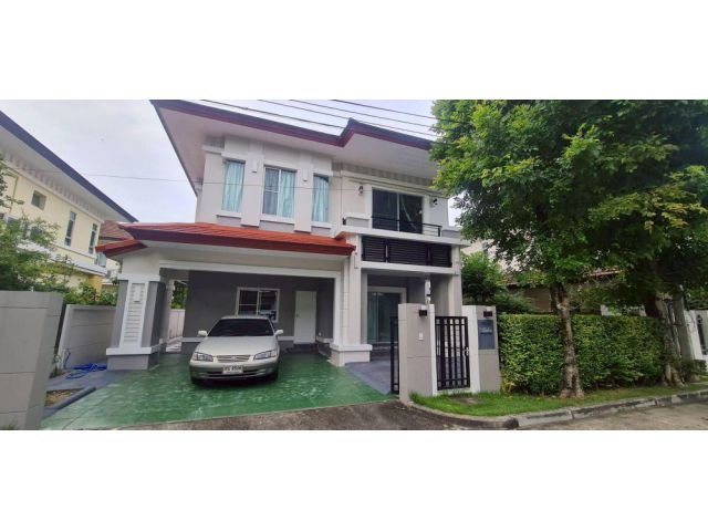 ให้เช่าบ้านเดี่ยว 2 ชั้น 70 ตร.ว. โครงการThe city รัตนาธิเบศร์ - แคราย พร้อมอยู่ ใกล้MRT สายสีม่วง  แยกนนทบุรี 1