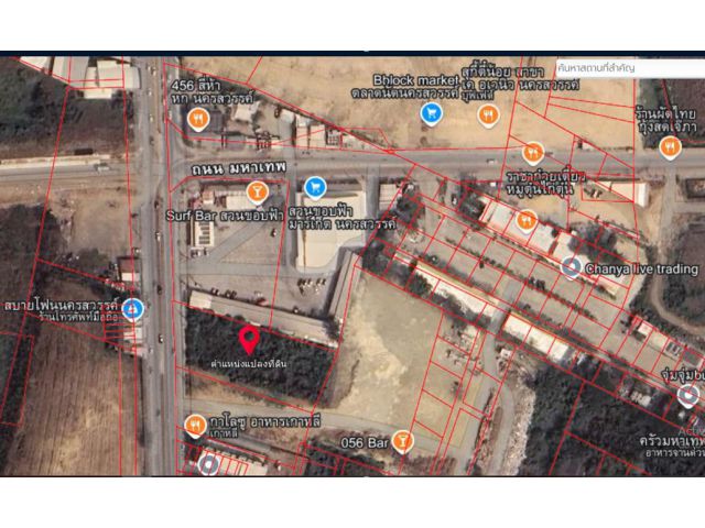 ขายที่ดินเปล่า 2-0-18 ไร่ ติดถนน 4 เลน ติดสวนขอบฟ้ามาเก็ต ป๊อบมาเก็ตโซนเจริญ