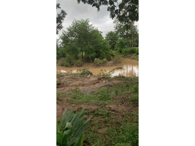 ขายที่ดินที่สวน1ไร่1งานกว่าติดลำห้วยมีไฟมีน้ำประปาติดถนนลูกรังในชุมชนบ้านหนองตำบลบ้านเอื้อมอำเภอเมืองจังหวัดลำปางห่างจาก