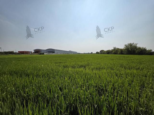 ขาย ที่ดินเปล่า ติดถนนใหญ่ ใกล้ขนส่ง เหมาะสำหรับทำสถานีพักรถ สถานีชาร์จรถไฟฟ้า คาเฟ่ ตลาด บรรยากาศริมคลอง ไม่มีปัญหาน้ำท่วม