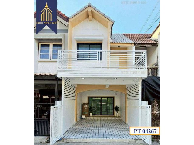 ขาย ทาวน์เฮ้าส์ บัวทองธานี บางบัวทอง ตกแต่งใหม่ ฟรีโอน
