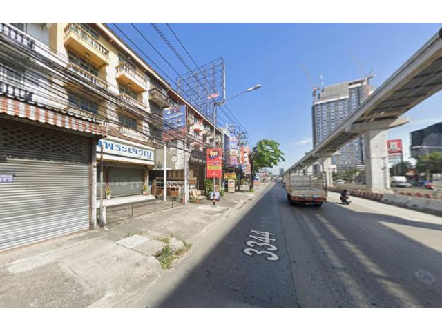 ขายตึกแถว 2 คูหา 4 ชั้น เนื้อที่ 37 ตารางวา ติดถนนศรีนครินทร์ ด่านสำโรง