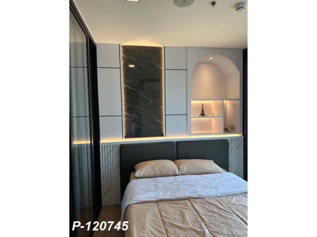 P-120745 ห้องเช่า 1 ห้องนอน วิวเมืองสวยงาม ชั้น 17 โครงการโมดิซ สุขุมวิท 50 ขนาด 30 ตร.ม. พร้อมเฟอร์นิเจอร์ครบครัน!
