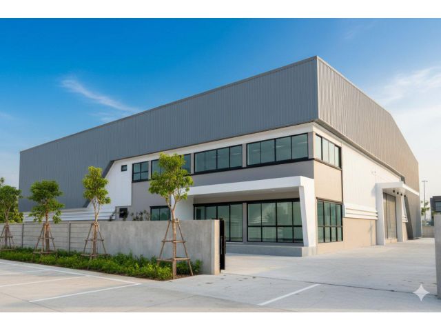 ที่ดินและโรงงาน