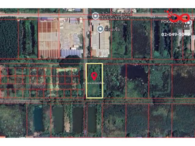 ขายที่ดิน ถมแล้ว 522 ตรว. คลองหลวง ปทุมธานี รูปแปลงสวย