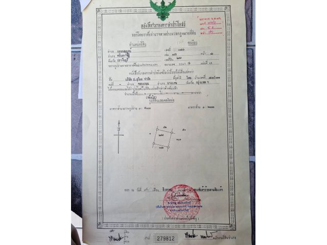 ขายที่ดินมีต้นสักโฉนดเขียว