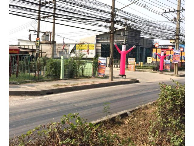 ขายที่ดิน 4 ไร่ ติดถนนพหลโยธิน ใกล้ม.กรุงเทพ อ.คลองหลวง จ.ปทุมธานี