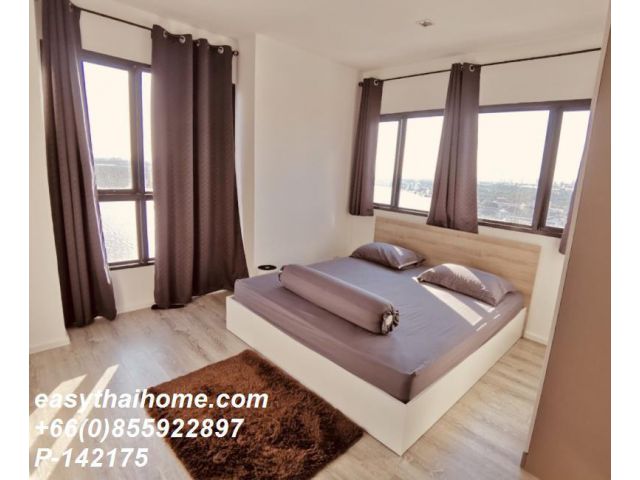 P-142175 วิวแม่น้ำสุดปัง! 2 ห้องนอน Knightsbridge ใกล้รถไฟฟ้า BTS 20,000]  Line Id: @easythaihome 085-592-2897
