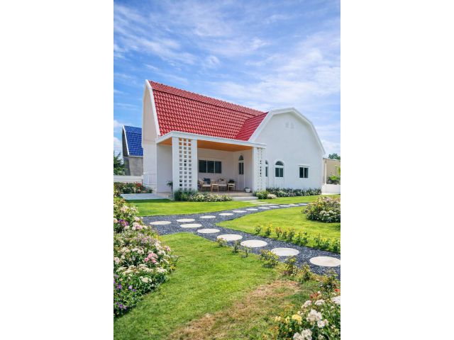 บ้านเดี่ยวชั้นเดียว BB LAND ธนูทอง สไตล์ยุโรปหลังใหญ่ บ้านสวยพร้อมอยู่ ใกล้เซ็นทรัลอยุธยา