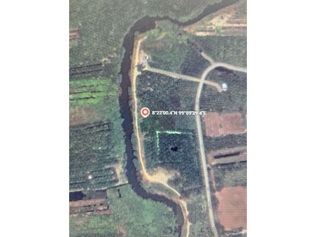 ขายที่ดิน ขนาด 4ไร่ 92 ตรว ติดคลองท่าเรือ วิวสวย