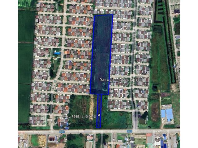 ปล่อยเช่าที่ดินติดถนน เนื้อที่ 12-2-14 ไร่ อ.บางกรวย จ.นนทบุรี