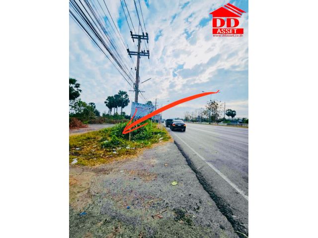 ขายที่ดินแปลงสวย ติดถนนเพชรเกษม อำเภอเมืองเพชรบุรี