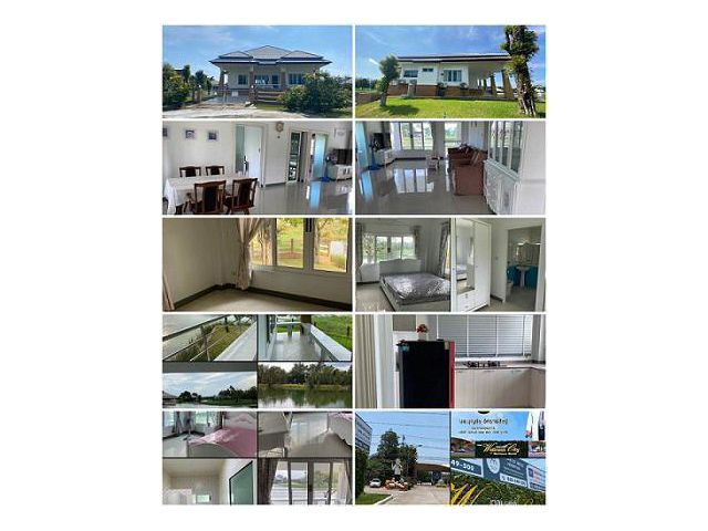 ขายบ้านเดี่ยวชั้นเดียว พร้อมอยู่ โครงการเวลเนสซิตี้ เฟส 3 อยุธยา