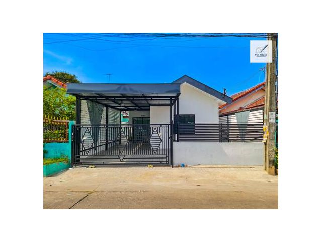 ขาย บ้านเดี่ยว 1ชั้น 3ห้องนอน มบ.ทรัพย์เจริญ ถ.เลียบวารี29 หนองจอก คู้ขวา รีโนเวทใหม่ แถมเฟอร์ฯจัดเต็ม พร้อมอยู่