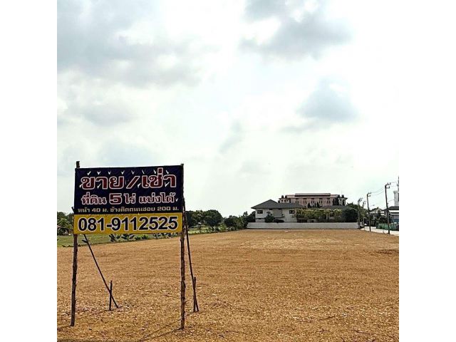 แบ่งขายที่ดิน 3 ไร่ ถมแล้ว หน้ากว้าง ทำเลดี ติดถนนใหญ่ ซ.หทัยราษฏร์ 50 คลองสามวา กรุงเทพ