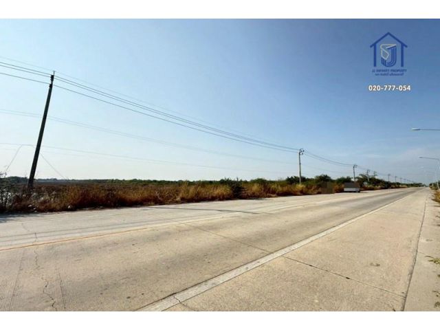 ขายที่ดินถมแล้วแปลงใหญ่ 24-3-54.4 ไร่ ติดถนนฤชุพันธ์ บางบัวทอง–สุพรรณบุรี ไทรน้อย นนทบุรี